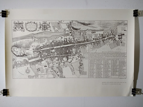 The Plan Of The City And Castle Of Edinburgh (Poster)