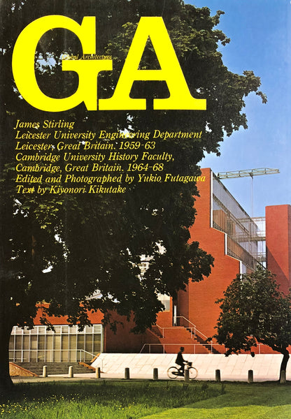 Global Architecture 9: James Stirling, Leicester University Engineering Department, Leicester, Great Britain. 1959-63, Cambridge University History Faculty, Cambidge, Great Britain. 1964-68