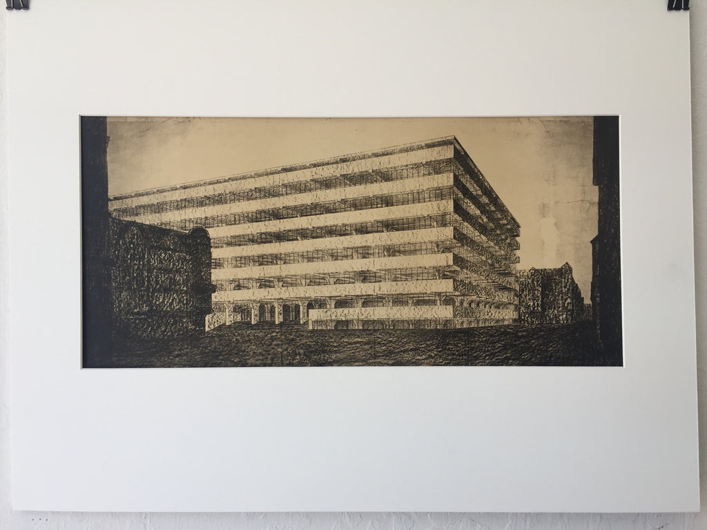 Mies van der Rohe - Concrete Office Building (Poster)