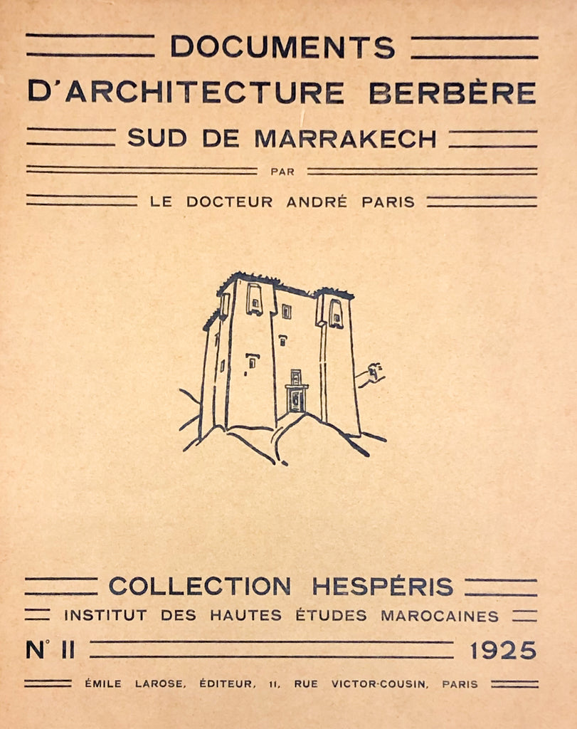 Documents D'Architecture Berbere Sud De Marrakech