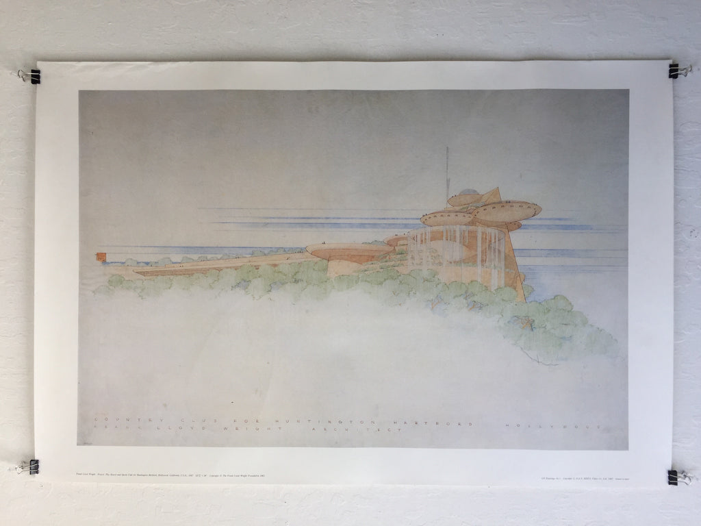 Frank Lloyd Wright - GA Drawing No. 5 (Poster)