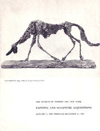 Painting and Sculpture Acquisitions, January 1 1968 Through December 31 1958