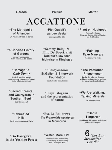 Accattone Magazine. On Architecture Issue 6