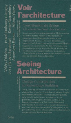 Seeing Architecture - Design Contribution To Knowledge