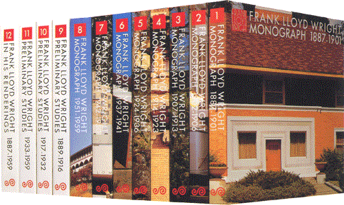 Frank Lloyd Wright Monograph Set [Vols. 1 - 12]