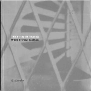 The Filter of Reason  Work of Paul Nelson