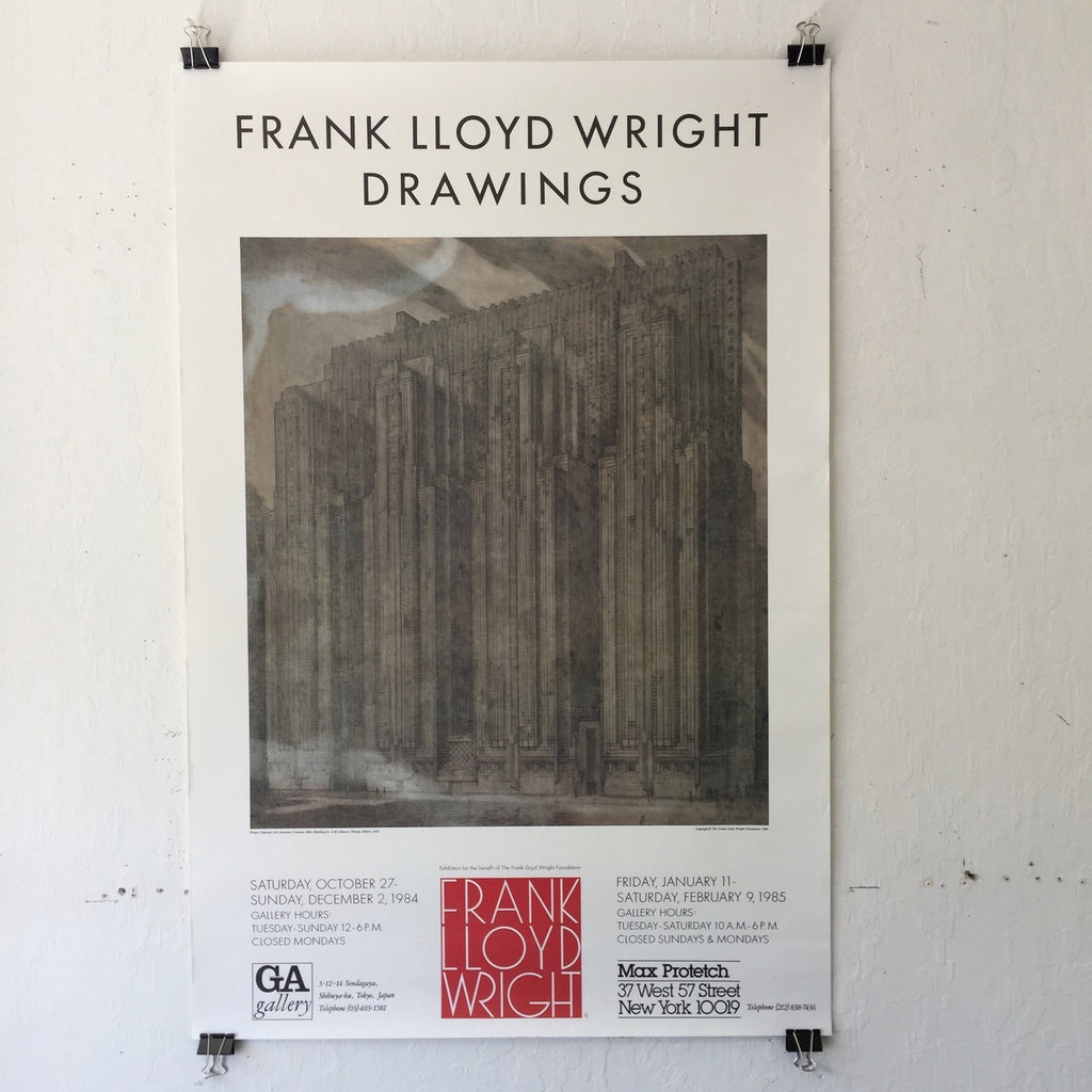 Frank Lloyd Wrigh - Drawings - National Life Insurance Company Office (Poster)
