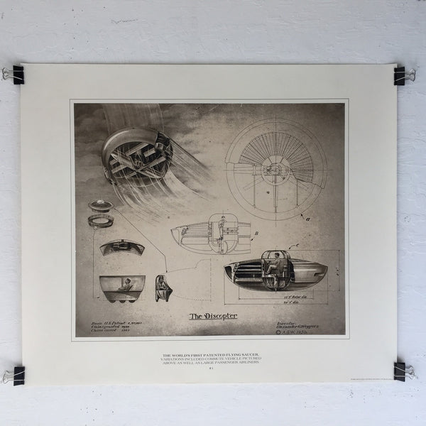 Alexander Weyger - # 1 - The Discopter (Poster)