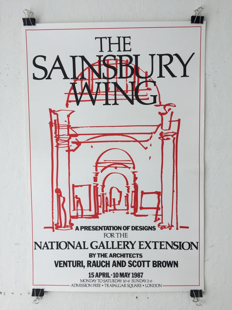 Venturi, Rauch, Scott Brown - The Sainsbury Wing - National Gallery Extension (Poster)