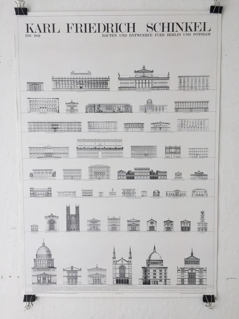 Karl Friedrich Schinkel - Bauten Und Entwuerfe (Poster)