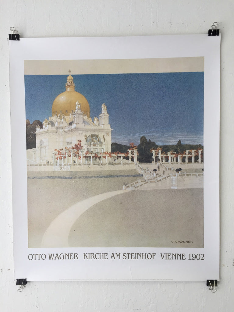 Otto Wagner - Kirche Am Steinhof - Vienne 1902 (Poster)