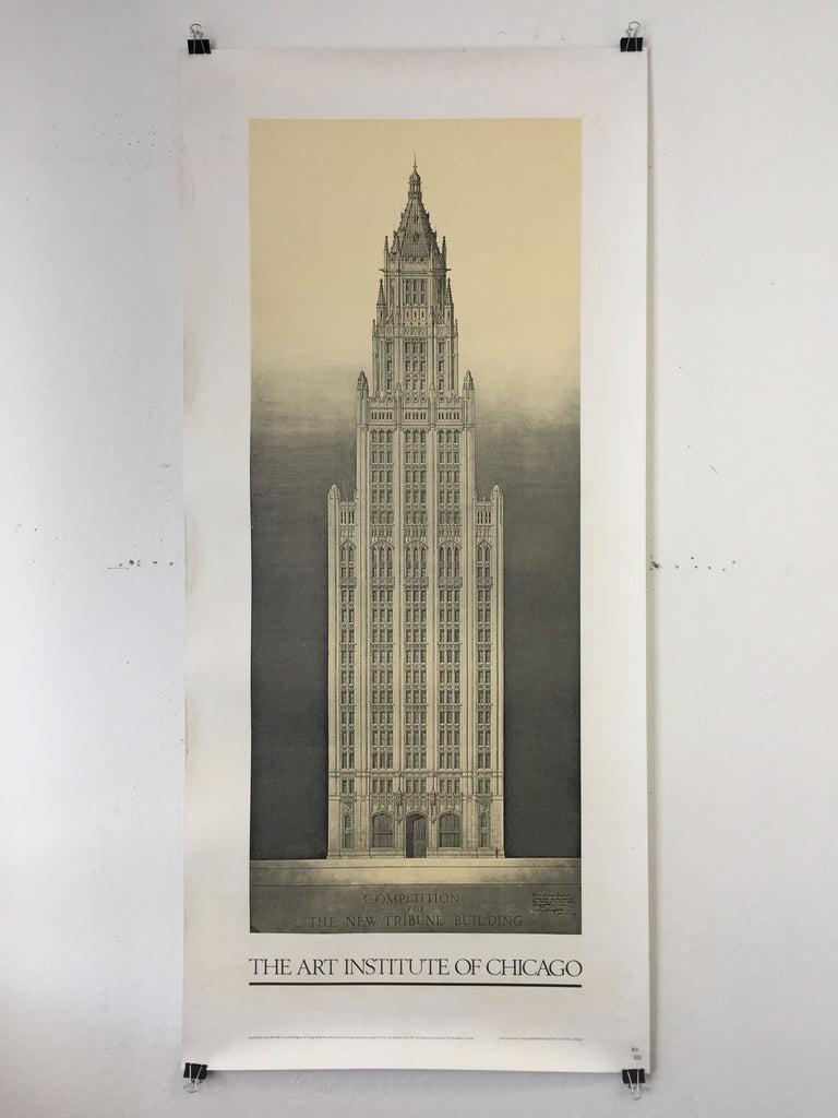 Art Institute Of Chicago - Competition For The New Tribune Bldg (Poster)