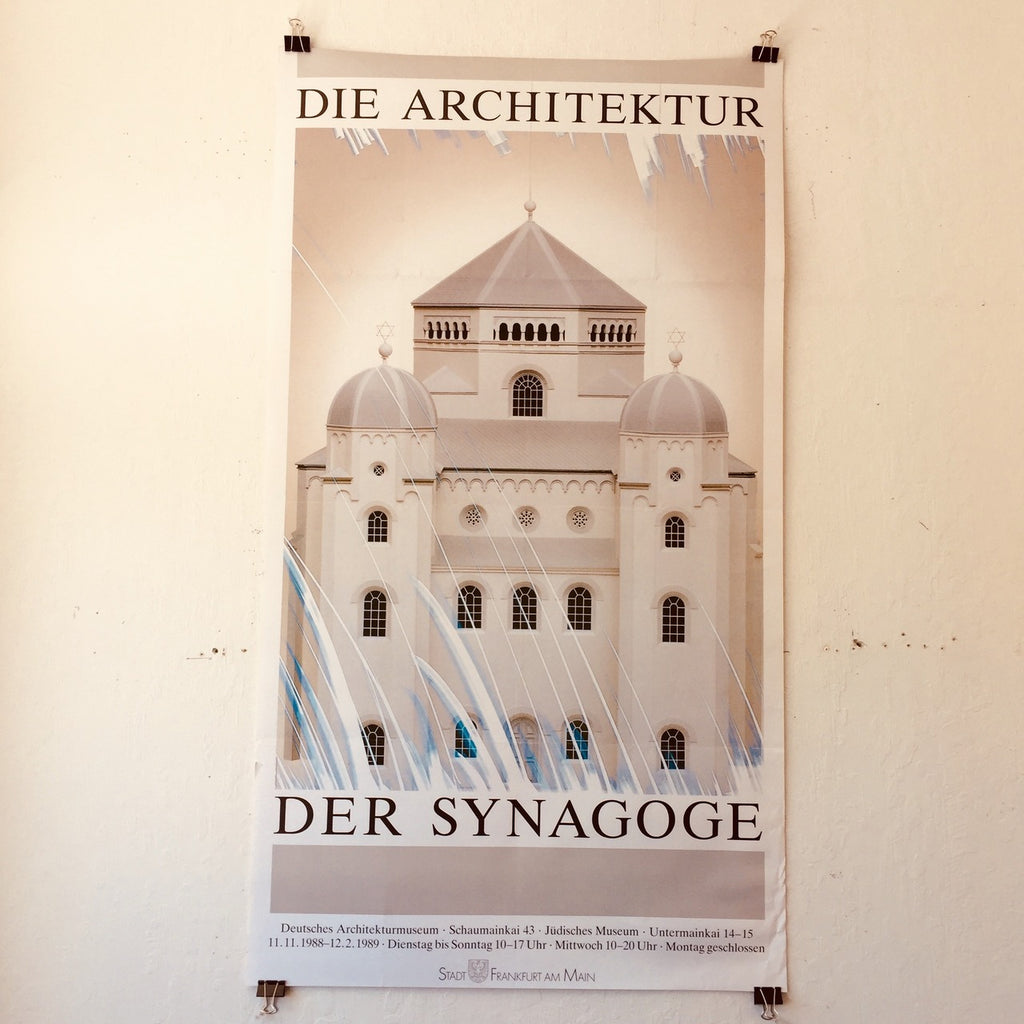 Die Architektur Der Synagoge (Poster)