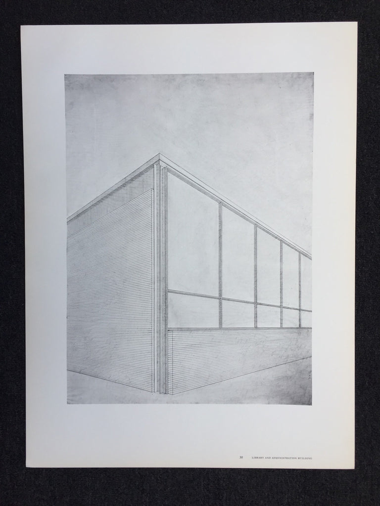 Mies van der Rohe - Library And Administration Bldg (Poster)