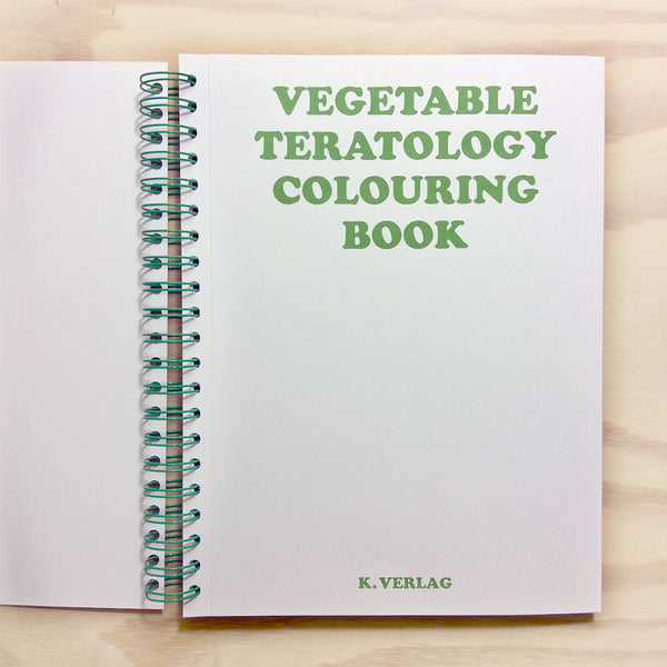 VEGETABLE TERATOLOGY COLOURING BOOK